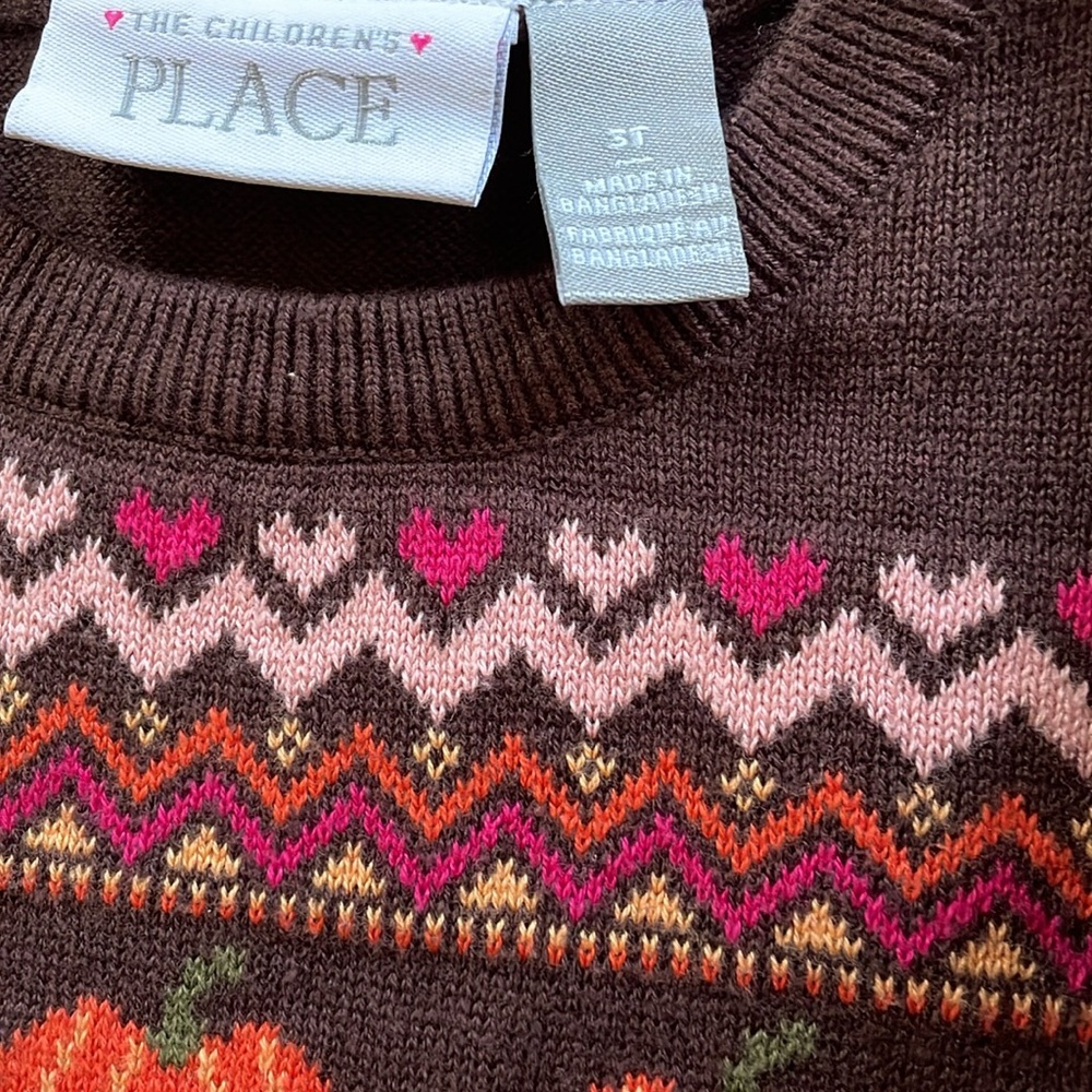2 fall pumpkin the children’s place dresses 3t - Picture 5 of 5